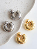 Brinco Argola Esfera Essencial (escolha o banho)