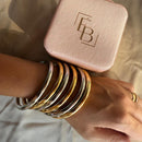 Kit duplo de pulseiras Argola