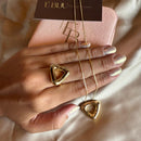 Colar  Longo Triângulo (escolha o banho)