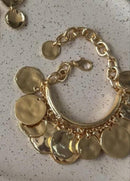 Pulseira Medalha Boho Chic Mix de Banhos
