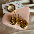 Kit Brinco Argola Esfera + Piercing Fake (escolha o banho)