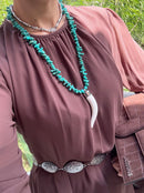 Combo Colar de dente e Choker Boho Chic